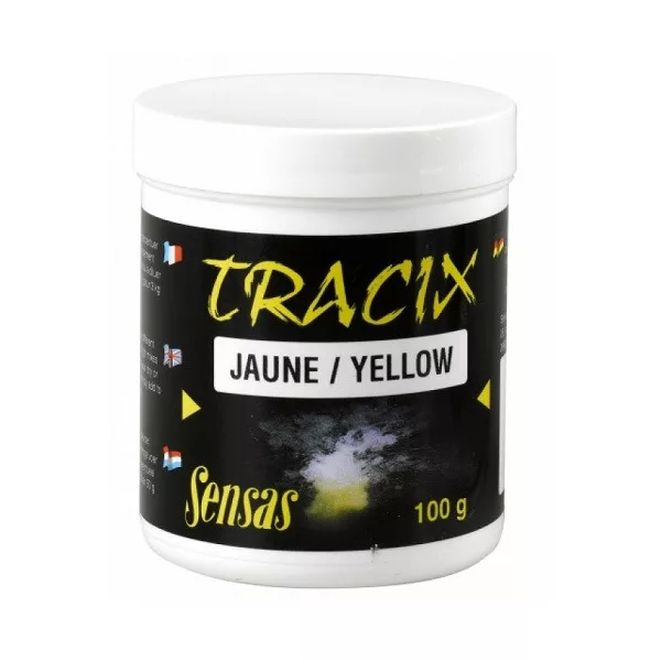 Colorant d'amorce jaune Sensas Tracix 100gr