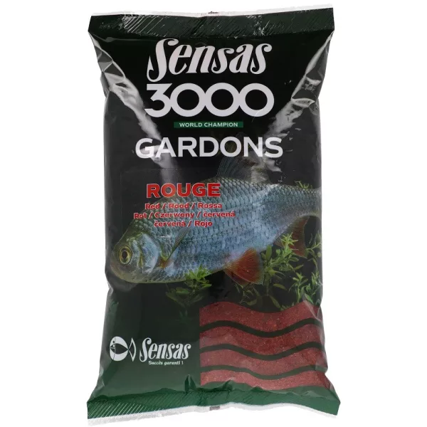 Sensas 3000 Gardons Red Roach Amorce 1kg