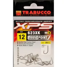   Trabucco XPS 623XK Hameçon avec ardillon à palette, taille 6, 25 pièces