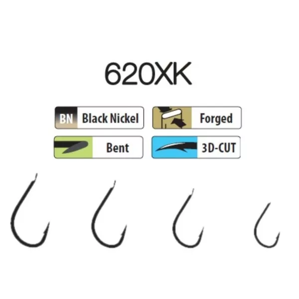 Trabucco XPS 620XK 08 Hameçons avec ardillon 25pcs