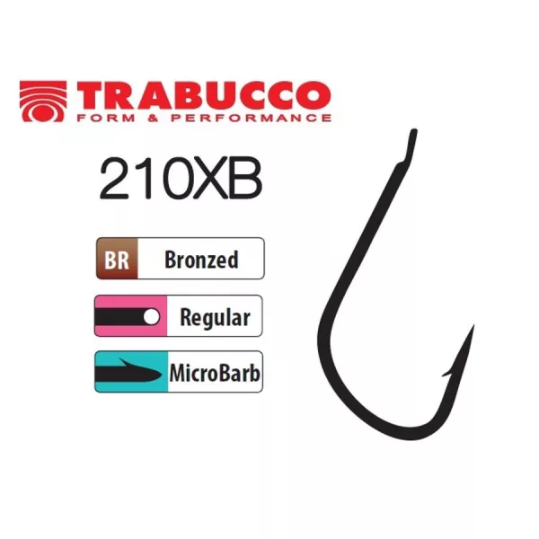 Trabucco XPS 210XB 18 Hameçon barbelé à plaquette, 25pcs