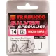 Trabucco Silver Specialist 14 Hameçon Feeder Barbelé à palette 15db