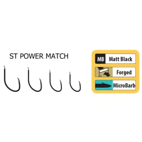 Trabucco St Power Match 12 Hameçon Barbelé à palette 15db
