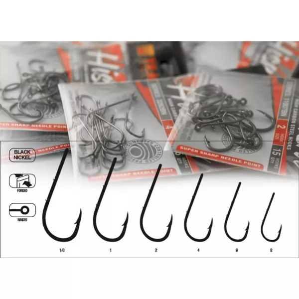 Trabucco Hisashi 11014 1/0 Hameçon pour poissons prédateurs, 13 pièces