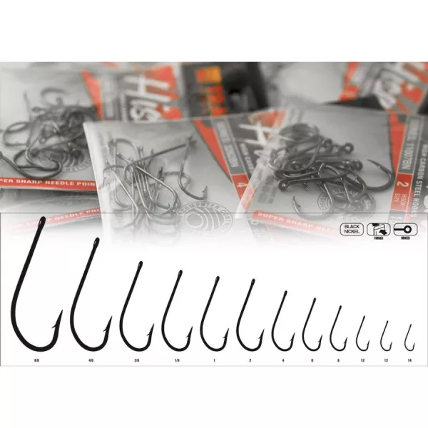 Trabucco Hisashi 11011 12 Hameçon pour poissons prédateurs 15pc