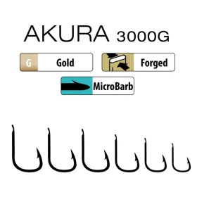   Trabucco Akura 3000G 14 crochets à palette barbelés 15 pièces