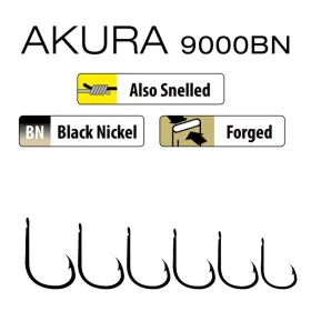   Trabucco Akura 9000 BN 01 crochets à palette barbelés 15 pièces