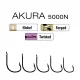 Trabucco Akura 5000N 04 Hameçon à palette, barbelé 15pcs