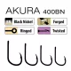 Trabucco Akura Continental 400 BN 04 Hameçon à œillet, barbelé 10 pièces