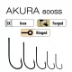 Trabucco Akura 800 SS 5/0 Hameçon carnassier 6 pièces