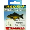Trabucco Akura Carp 1/0 Hameçon Pré-monté Monofil Barbelé à Palette 10 pièces