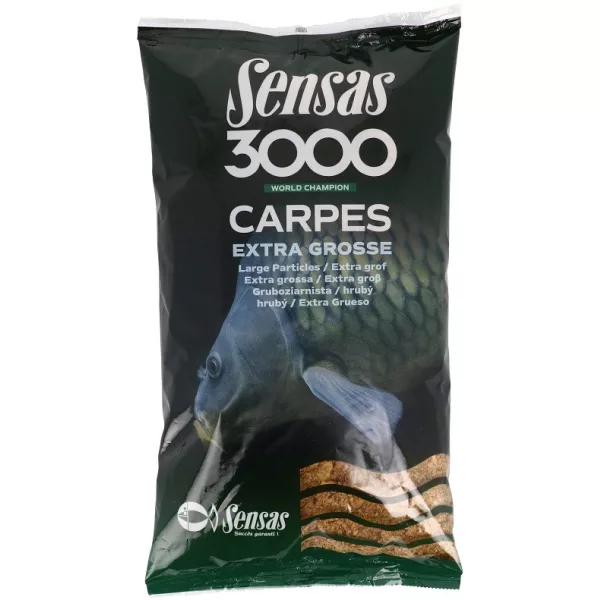 Sensas 3000 Carpe Grosses Particules Amorçage 3kg