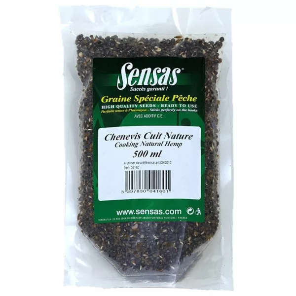 Sensas Chanvre Cuit Spécial Naturel 500ml