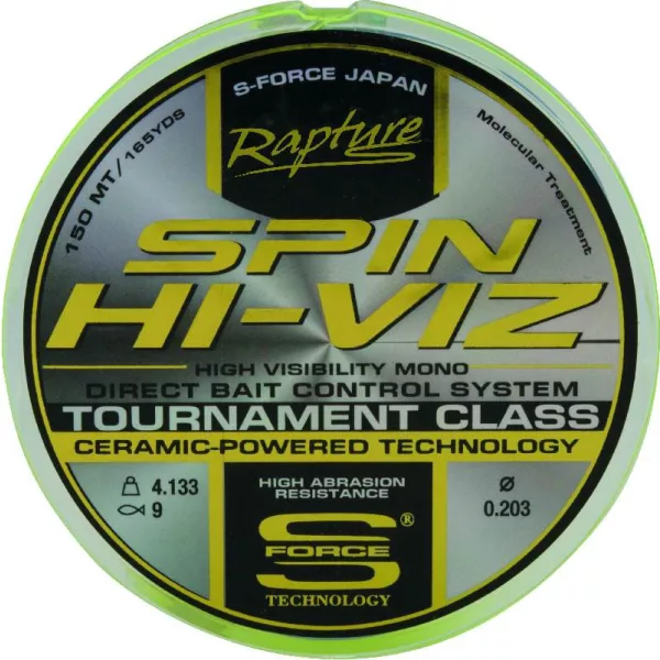 Rapture Spin Hi-Viz 150m 0,20mm Fil de pêche monofilament
