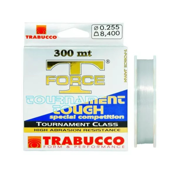 Trabucco T-Force Tournament Tough 300m 0,185mm Ligne principale monofilament