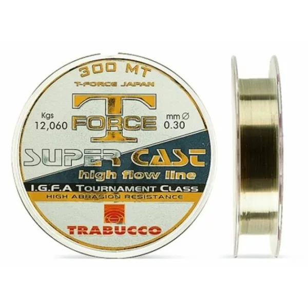 Trabucco T-Force Super Cast 150m 0,128mm Fil de pêche monofilament