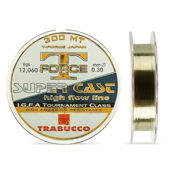 Trabucco T-Force Super Cast 150m 0,205mm Fil de pêche monofilament