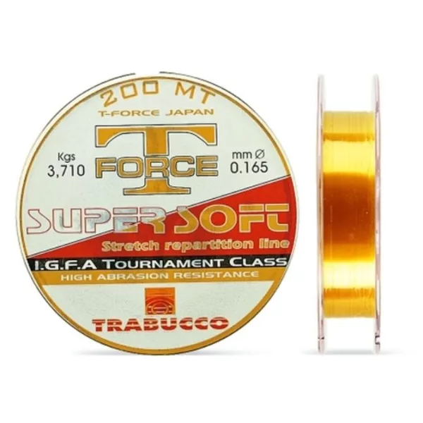 Trabucco T-Force Super Doux 200m 0,205mm Fil de pêche monofilament