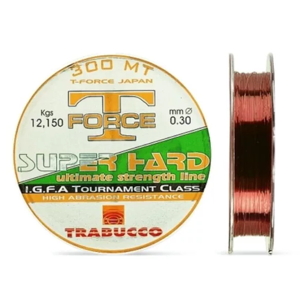 Trabucco T-Force Super Dur 300m 0,25mm Fil de pêche monofilament