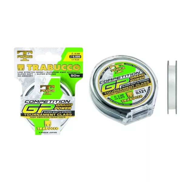Trabucco T-Force Competition Grand Power 50m 0,16mm Monofil Bas de ligne