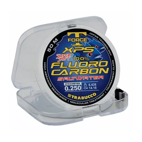 Trabucco T-Force XPS Fluorocarbon Saltwater 2013 50m 0,37mm Monofil Bas de ligne