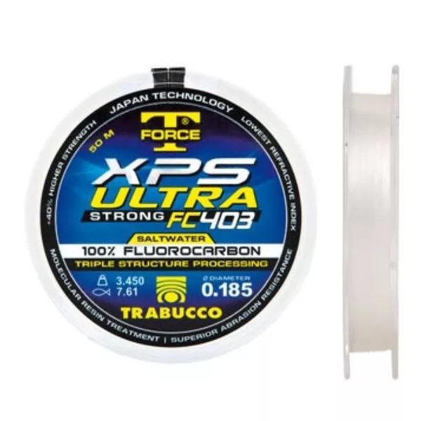 Trabucco T-Force XPS Ultra Fluorocarbone 403 Mer 50m 0,282mm Bas de ligne monofilament