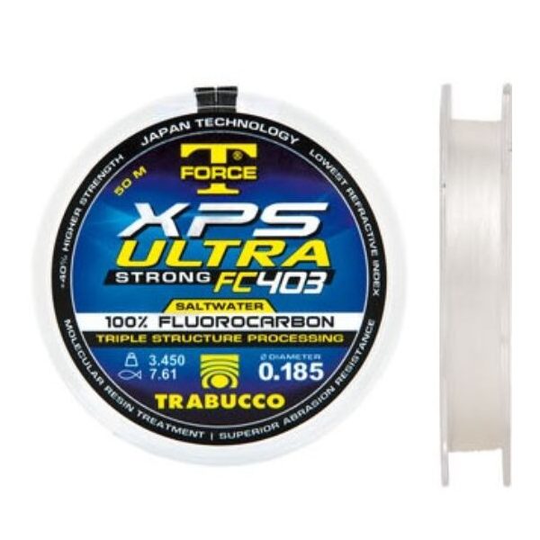 Trabucco T-Force XPS Ultra Fluorocarbone 403 Mer 50m 0,33mm Bas de ligne monofilament