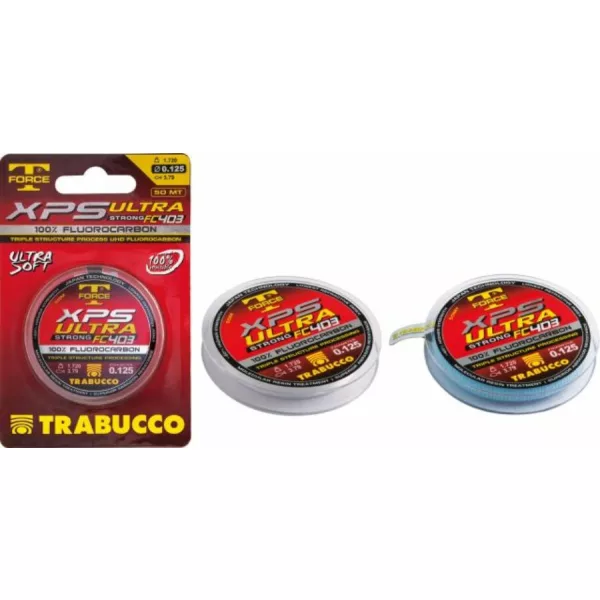 Trabucco T- Force Ultra FC403 50m 0,145mm Bas de ligne Fluorocarbone