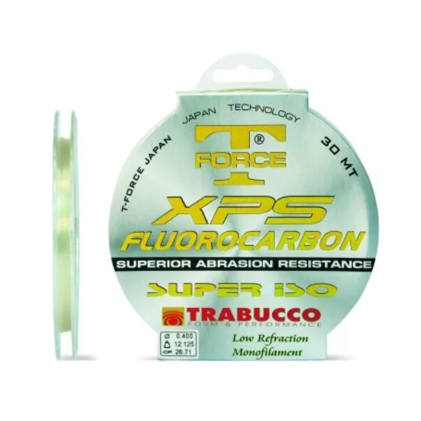 Trabucco T-Force Fluorocarbon Super ISO 20m 0,80mm Bas de ligne monofilament