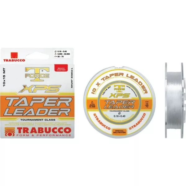 Trabucco T-Force XPS Taper Leader 10*15m 0,57-0,23mm Bas de ligne monofilament