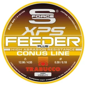  Trabucco S-Force Feeder Plus Conus 200m 0,25-0,185mm Monofil Ligne Principale