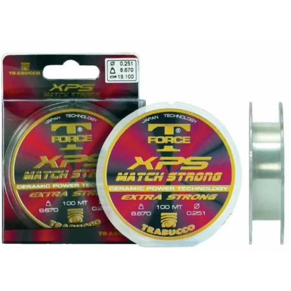 Trabucco T-Force Extra Strong 50m 0,08mm Monofil Bas de ligne
