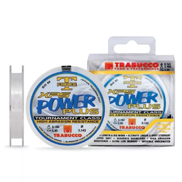 Trabucco T-Force XPS Power Plus 50m 0,28mm Bas de ligne monofilament