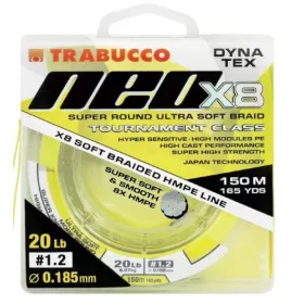   Trabucco Dyna-Tex Neo X8 300m 0,405mm Ligne principale tressée jaune