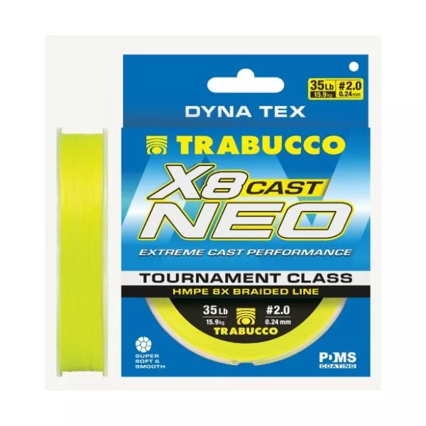 Trabucco DT X8 Neo Cast YL150m 0,128mm 5,44kg Tresse de ligne principale