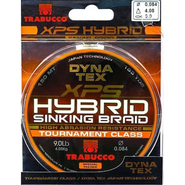 Trabucco Dyna-Tex XPS Hybrid 0,128mm 150m Tresse principale coulante