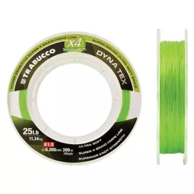 Trabucco Dyna-Tex X4 Power 150m 0,128mm Tresse Jaune Citron