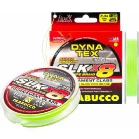   Trabucco Dyna-Tex SLK X8 SS 150m 0,165mm Ligne principale tressée vert citron