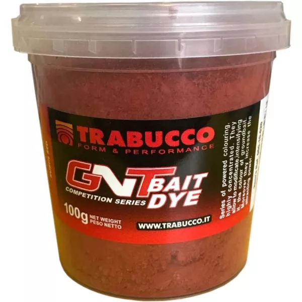 Trabucco GNT GB Colorant pour amorce Rubin Rouge 100gr