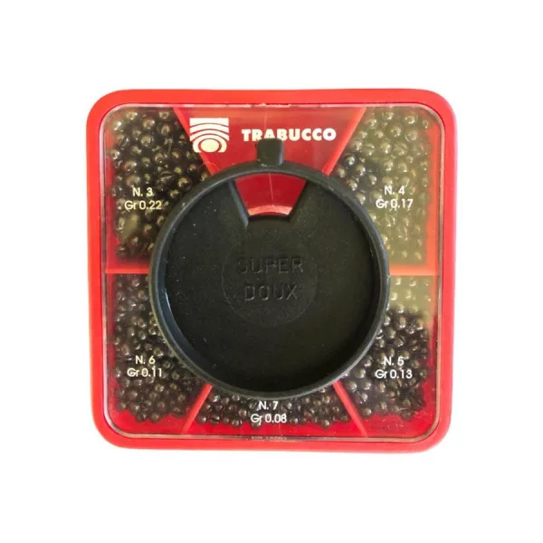 Trabucco GNT Match Kit de plombs de grenaillage S-Large Carré 07-03 - 0,08-0,22gr