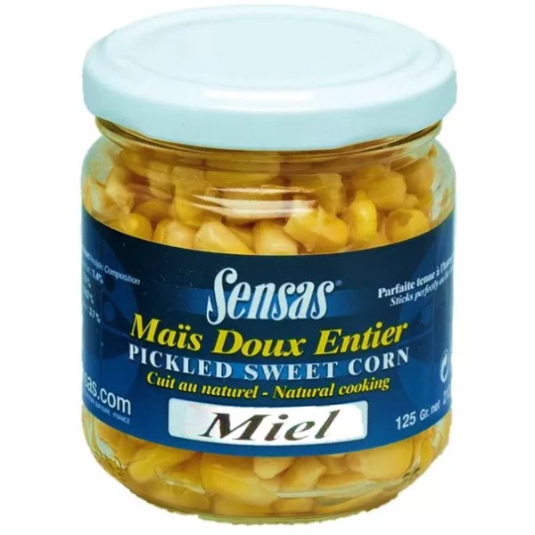 Sensas Maïs à Hameçon Miel en Bocal 212ml