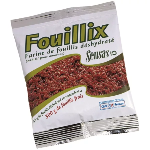 Sensas Fouillix Poudre de Larves de Moustiques Séchées 33gr