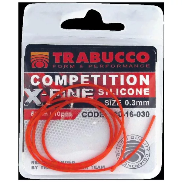 Trabucco Competition X-Fine Silicone 0,4mm 50cm Tube en silicone