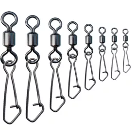 Trabucco Rolling Hooked Snap 18 Emerillon à agrafe 12pcs