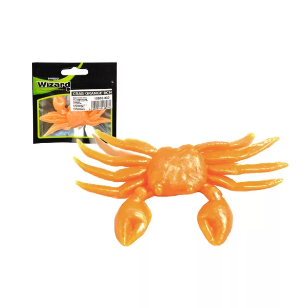 Wizard Crab Orange 8cm Imitation Écrevisse
