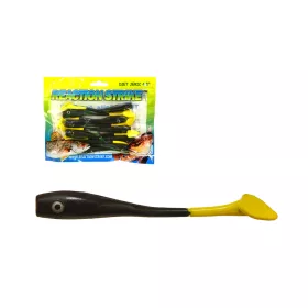 Arno Sphere Minnow Noir-Jaune 11cm Leurre en plastique 10pcs