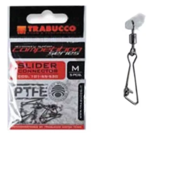 Connecteur Coulissant Trabucco Slider Connector SS en Téflon 5pcs