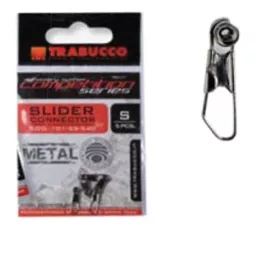   Connecteur Coulissant Trabucco Slider Connector S avec insert métallique 5pcs