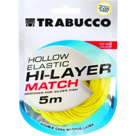   Trabucco Hi-Layer Hollow Elastic Match Caoutchouc tubulaire pour canne à emmanchement 2,05mm 5m