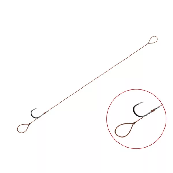 Hameçon monté feeder Delphin Proxi 8 Loop / 6db 8cm #8